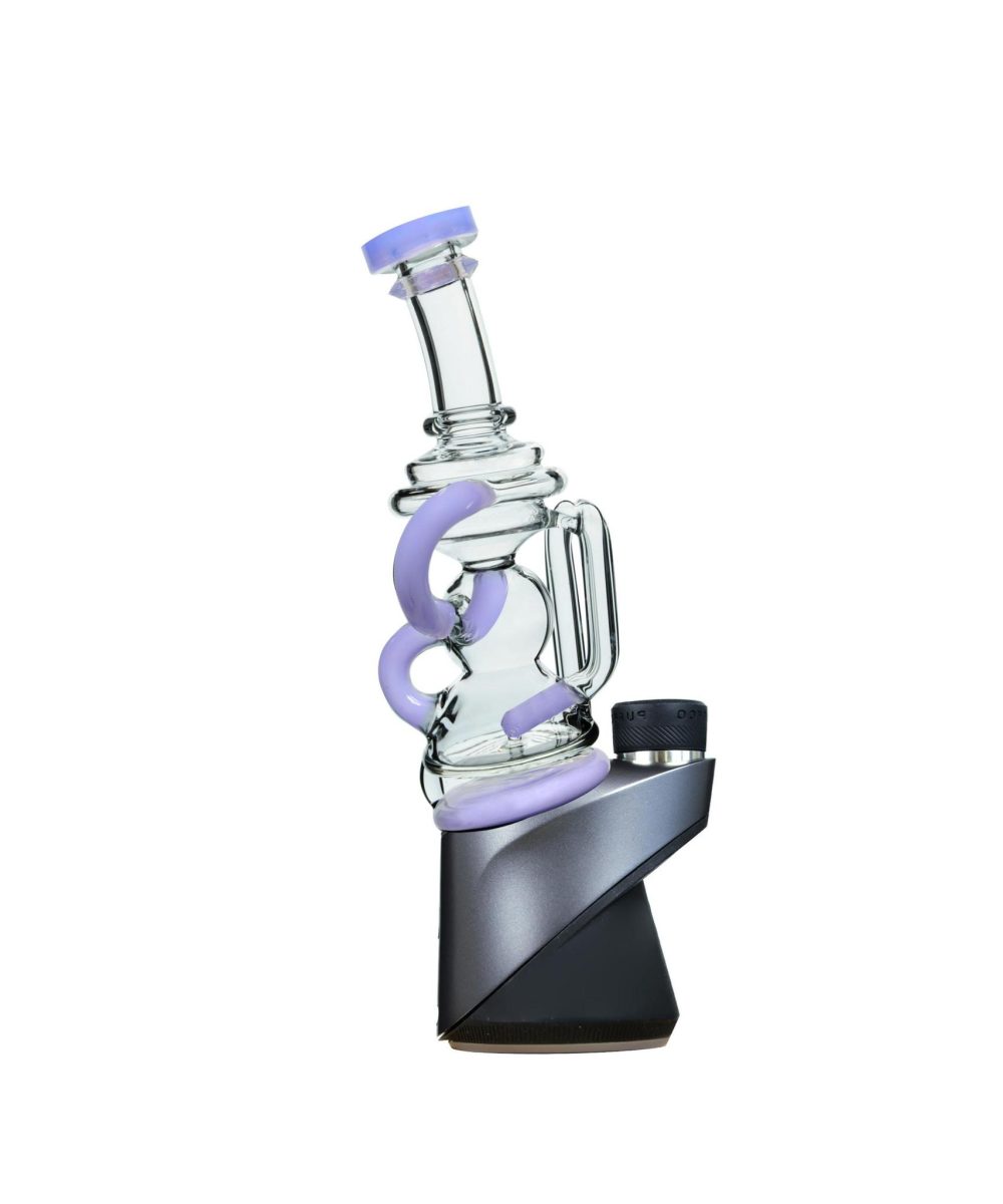 IRIDESCENT GLASS: MINI RECYCLER PUFFCO PEAK ATTACHMENT