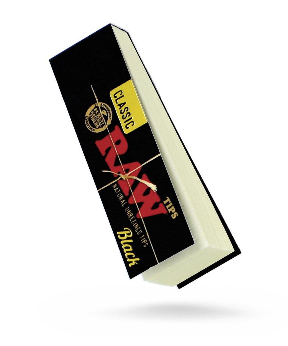 RAW: TIPS 1 PACK BLACK (50 TIPS)