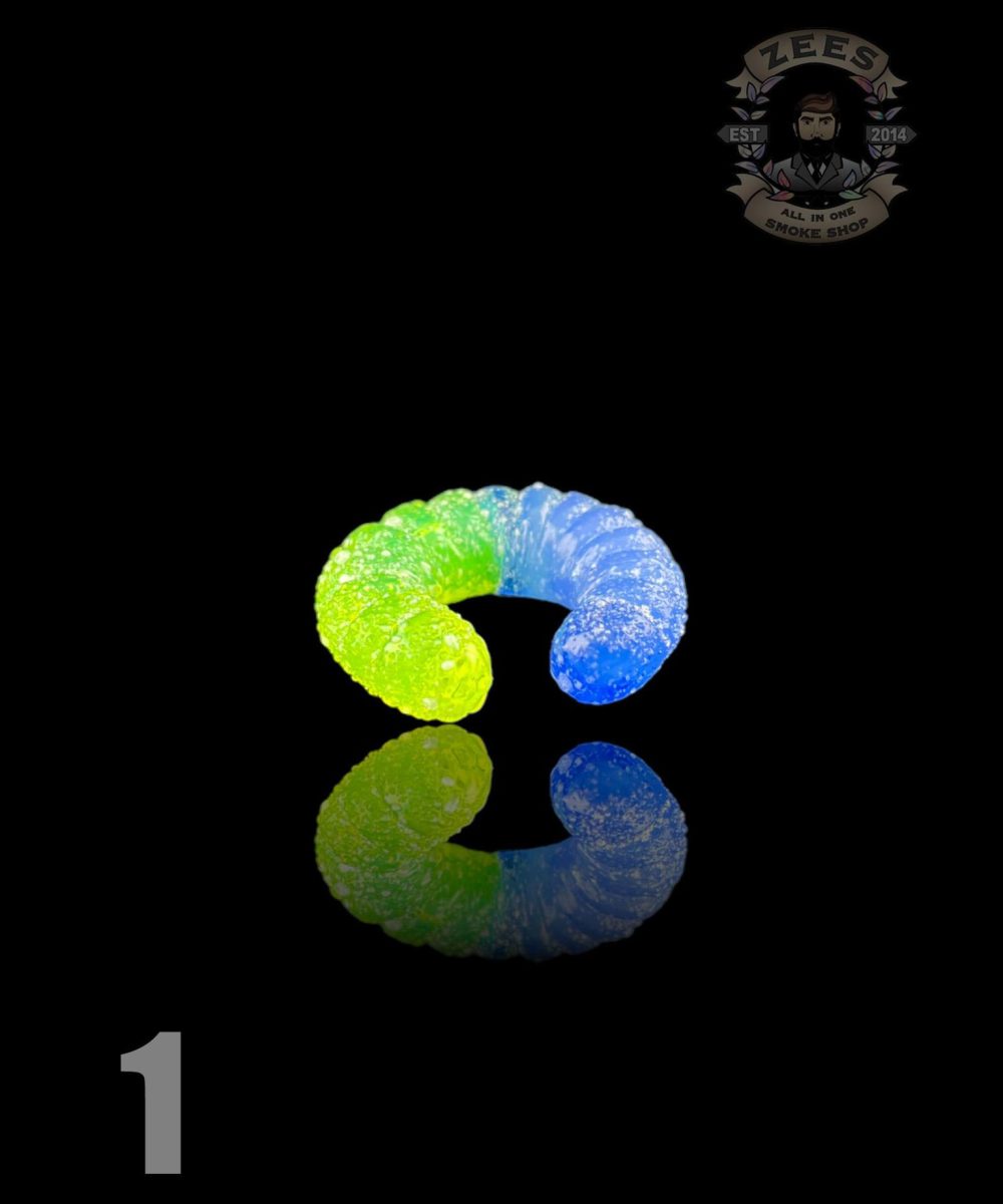 Alternative view of EMPERIAL GLASS: SOUR WORM CARB CAP STAND