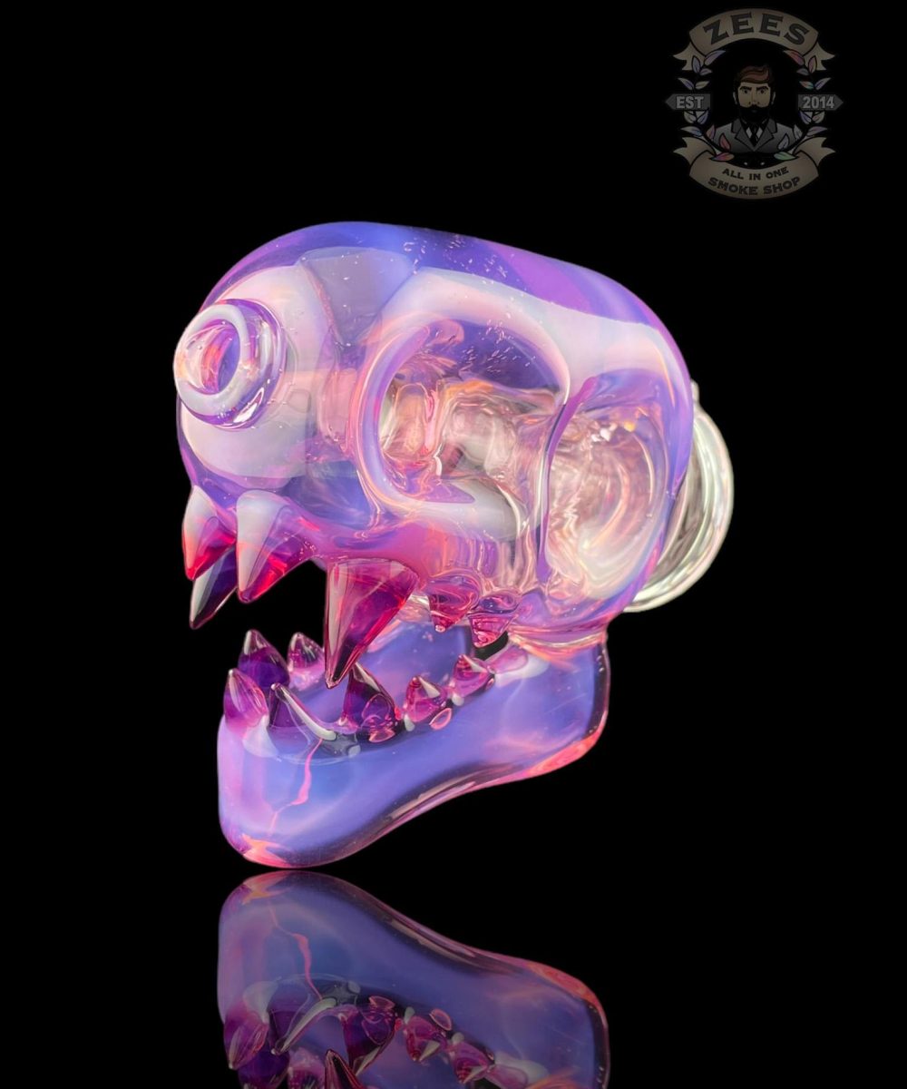 Alternative view of ENUFF GLASS: DINO SKULL PUFFCO PEAK ATTACHMENT