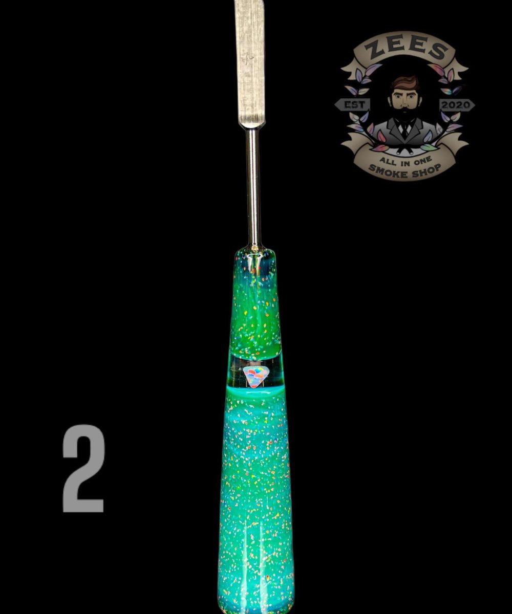 Alternative view of SOUP GLASS: CRUSHED OPAL DAB TOOL