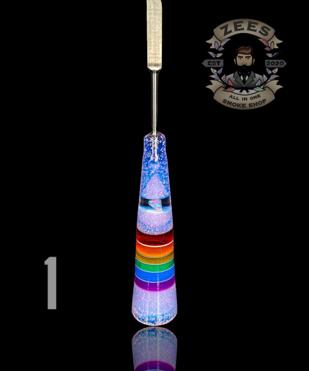 SOUP GLASS: CRUSHED OPAL DAB TOOL