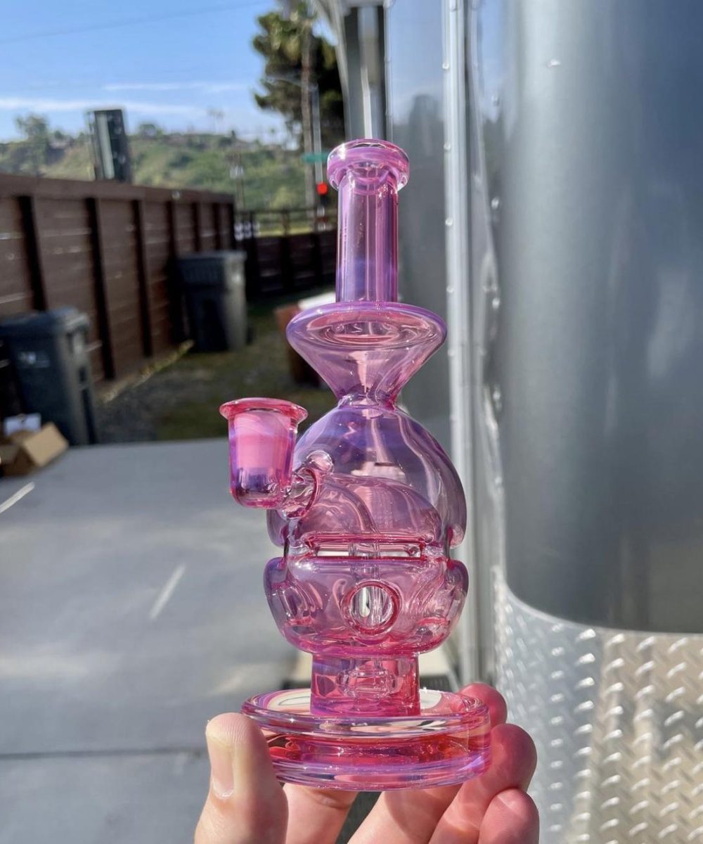 MINER GLASS: TELEMEGENTA FAB EGG RIG SMALL SIZE