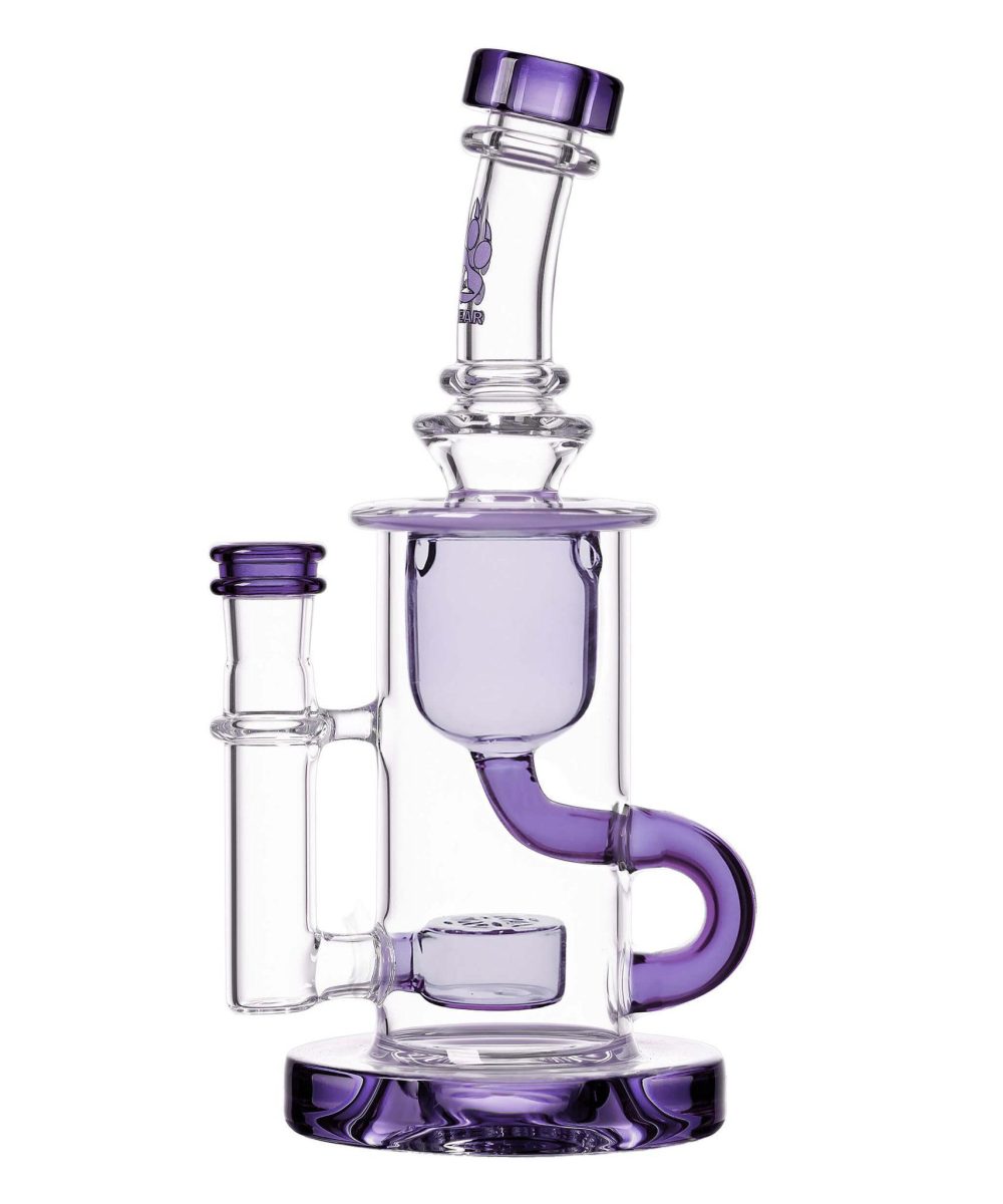 Alternative view of IRIDESCENT GLASS: CLEAR SEED OF LIFE KLEIN VERSION 2.0 COLOR ACCENTED