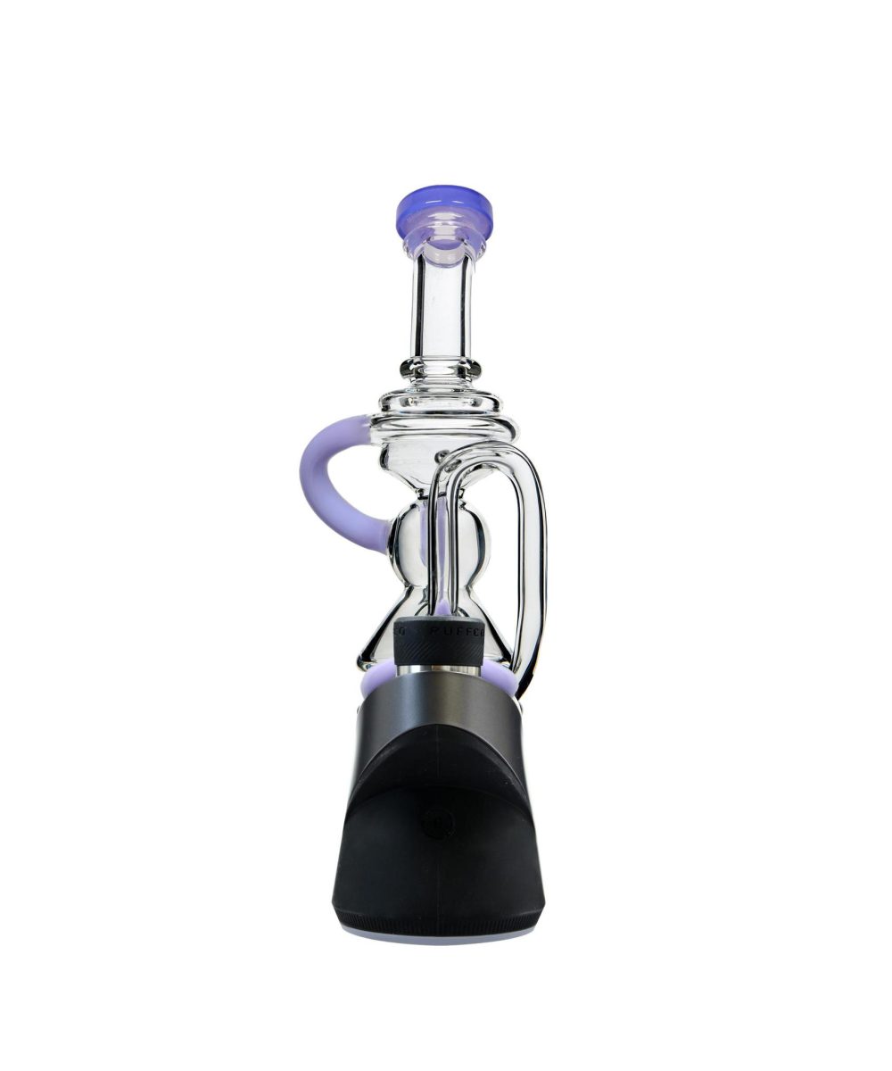 Alternative view of IRIDESCENT GLASS: MINI RECYCLER PUFFCO PEAK ATTACHMENT