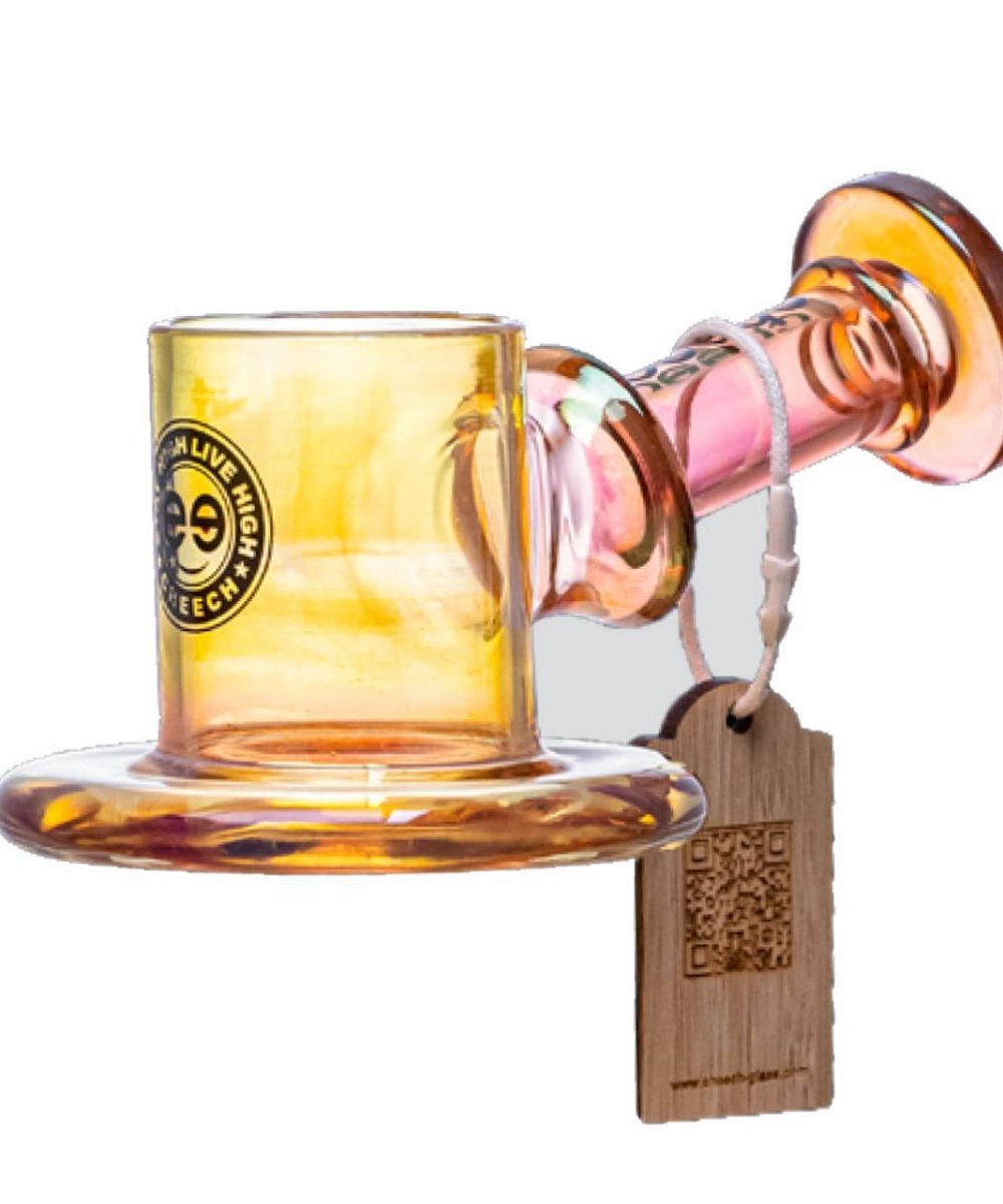 Alternative view of CHEECH GLASS: FUMED HAMMER PUFFCO PROXY ATTACHMENT