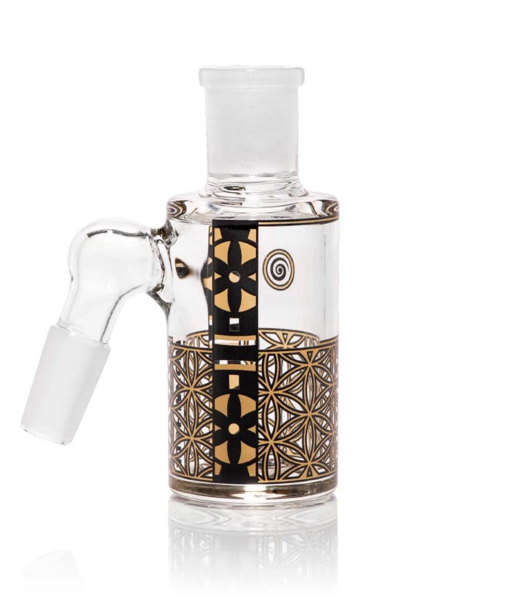 Alternative view of MILKY WAY GLASS: GOLDEN SEED MATRIX DRY ASH CATCHER