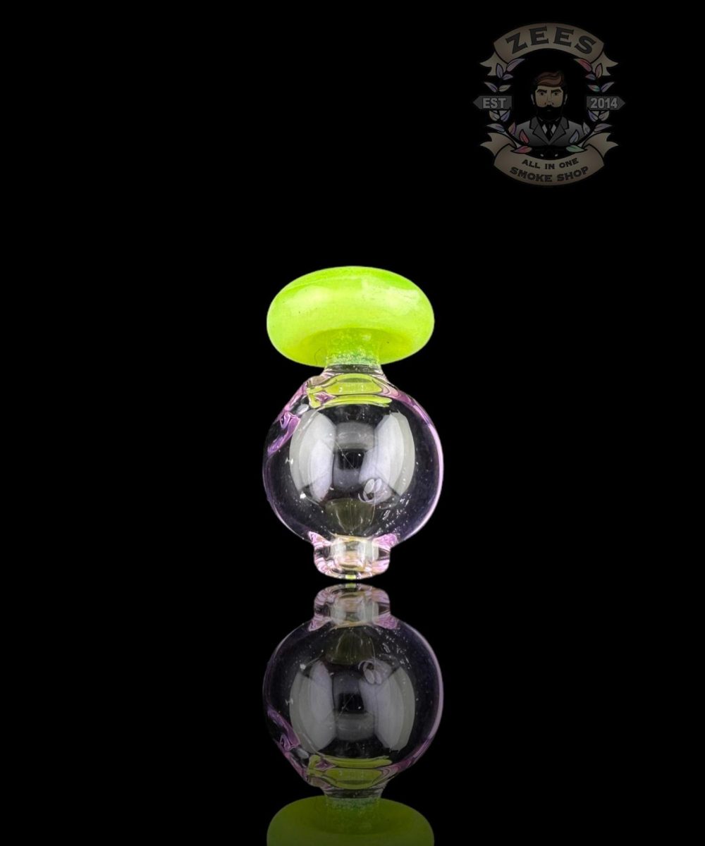 CHEVELLE GLASS: DUAL COLOR PUFFCO PEAK BUBBLE CAP (1-22)