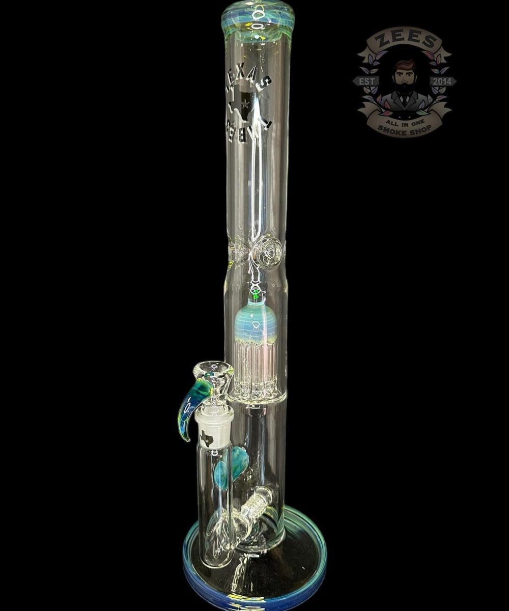 Alternative view of TEXAS TUBES: 18" TITAN ENCASED OPAL 9-ARM STEMLINE STRAIGHT TUBE