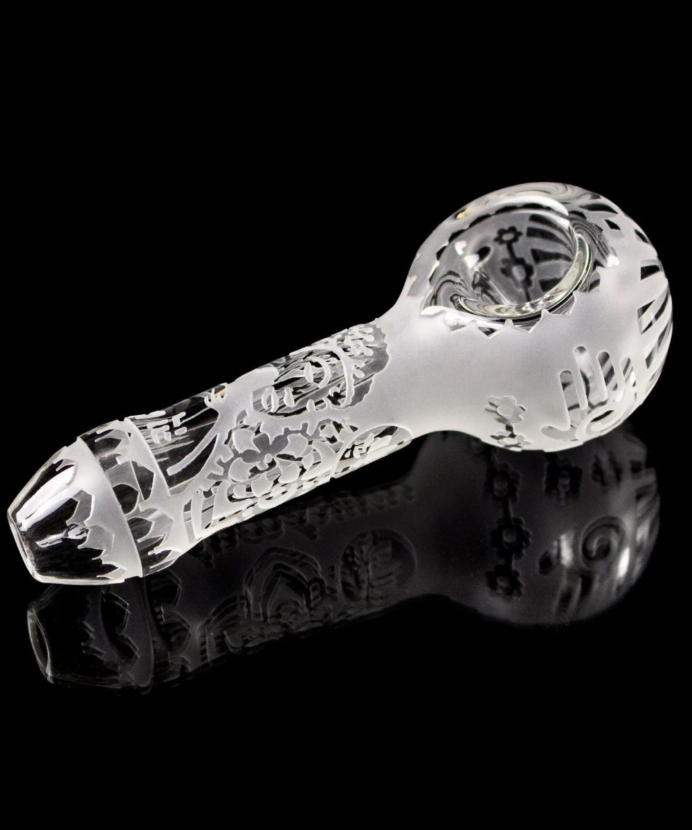 MILKY WAY GLASS: BUDDHA HAND PIPE