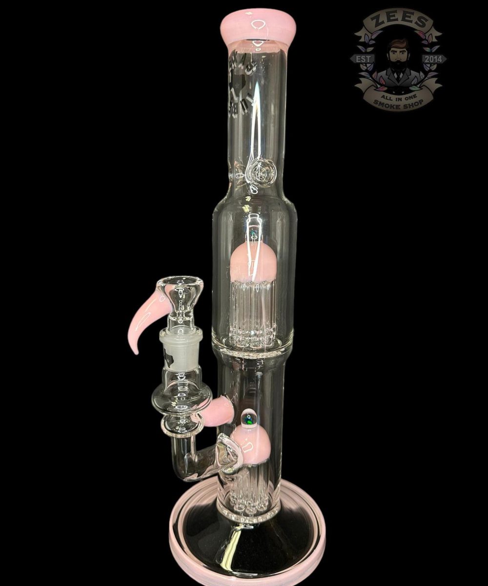 Alternative view of TEXAS TUBES: 15" PINK CADILLAC TWIN OPAL 8-ARM TUBE