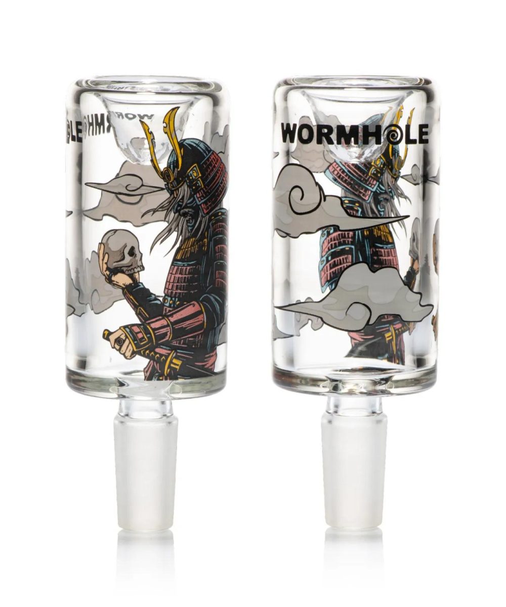 Alternative view of MILKY WAY GLASS: SHOTGUN LONG BOWL