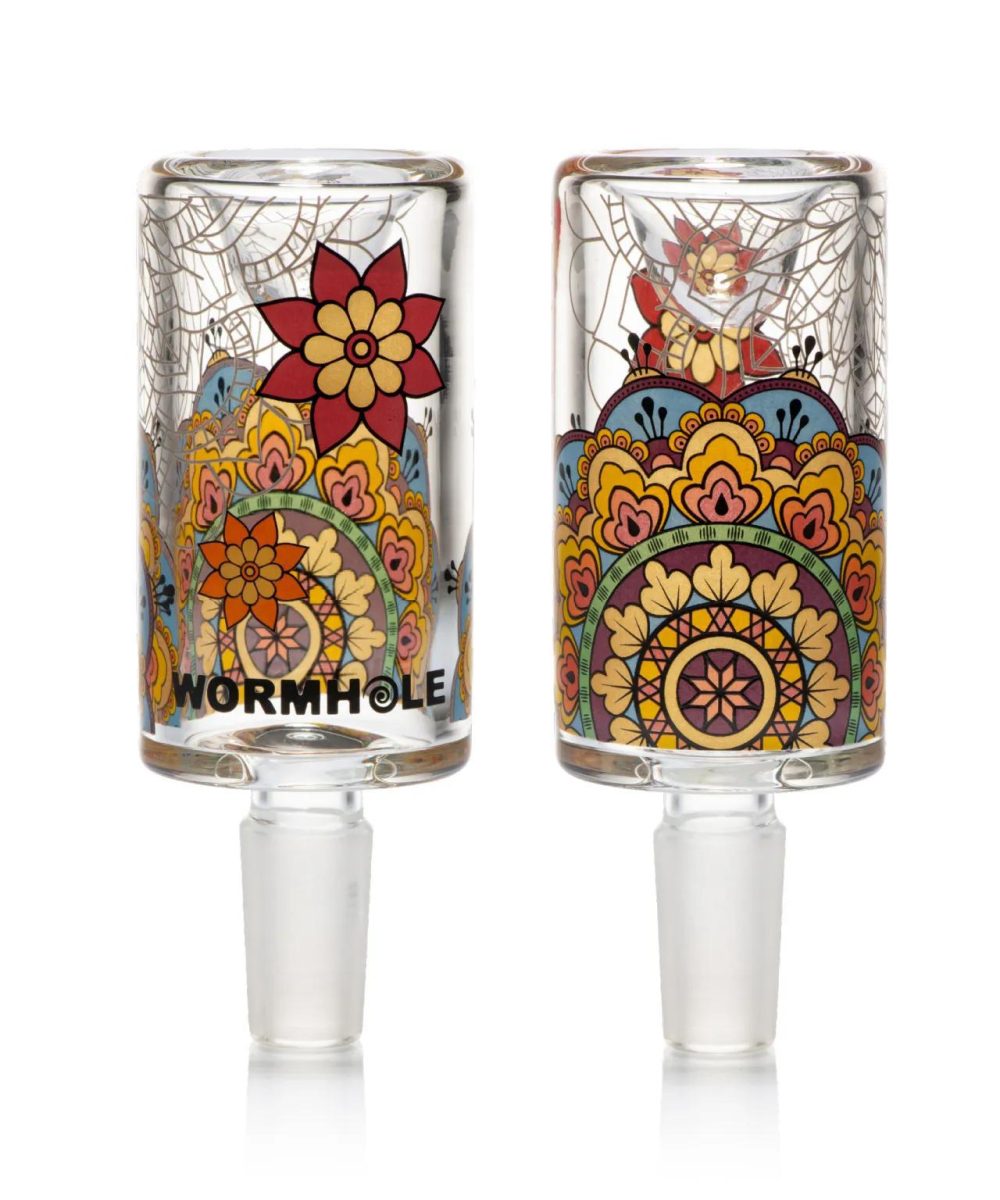 Alternative view of MILKY WAY GLASS: MANDALA LONG BOWL