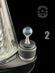 #2 CLEAR W/ BLUE OPAL