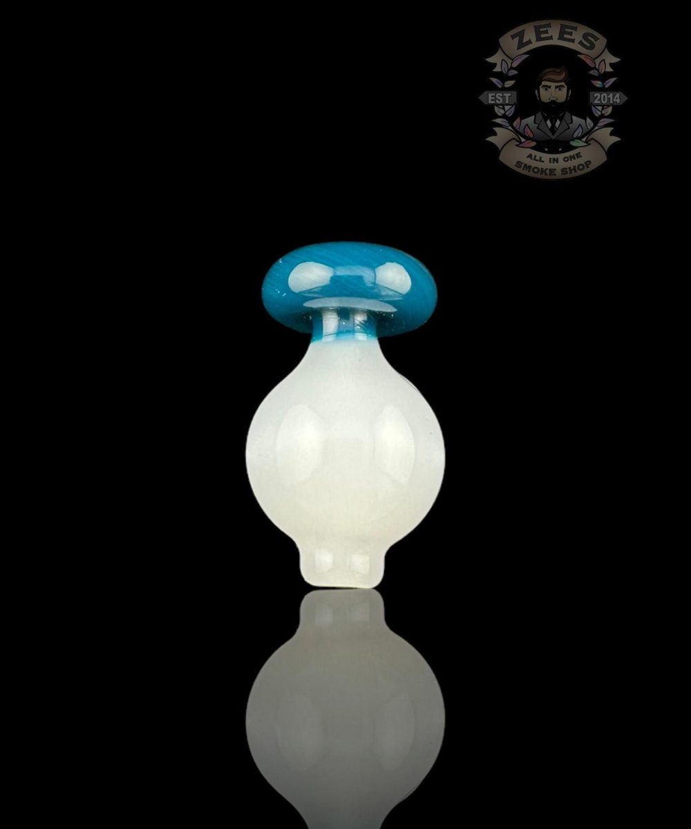CHEVELLE GLASS: DUAL COLOR PUFFCO PEAK BUBBLE CAP (70-84)