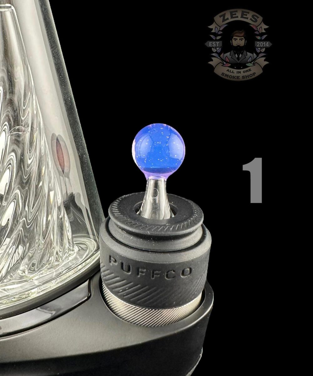 Alternative view of CAPTAIN TOKEZ GLASS: FULL COLOR PUFFCO PEAK PRO BALL CAP