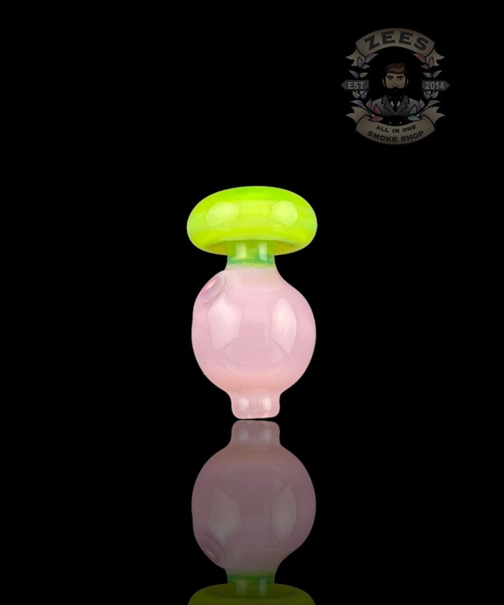 CHEVELLE GLASS: DUAL COLOR PUFFCO PEAK BUBBLE CAP (45-69)