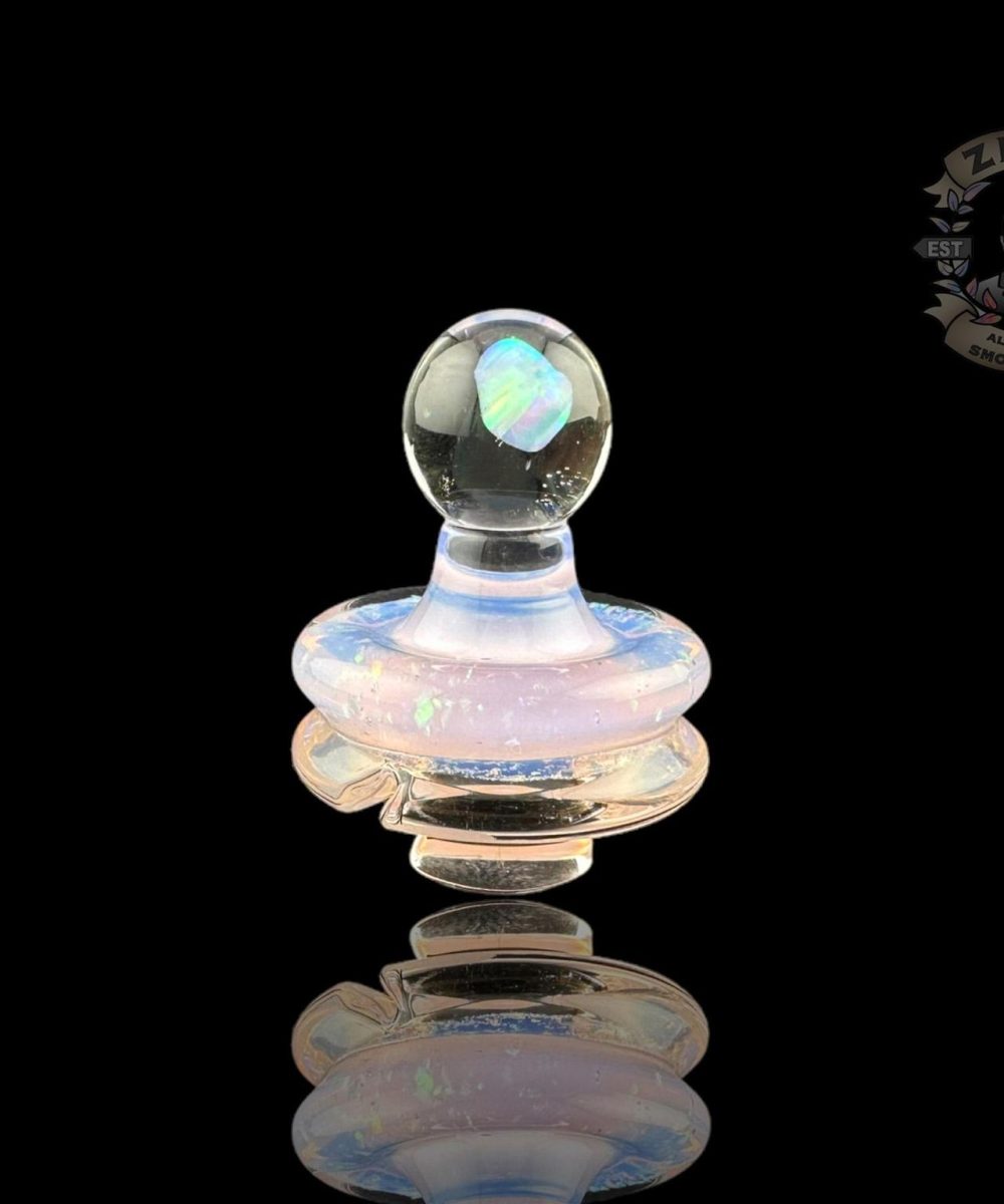 ONE TRICK PONY: CRUSHED OPAL ENCASED OPAL ROCKULUS PUFFCO PROXY CARB CAP