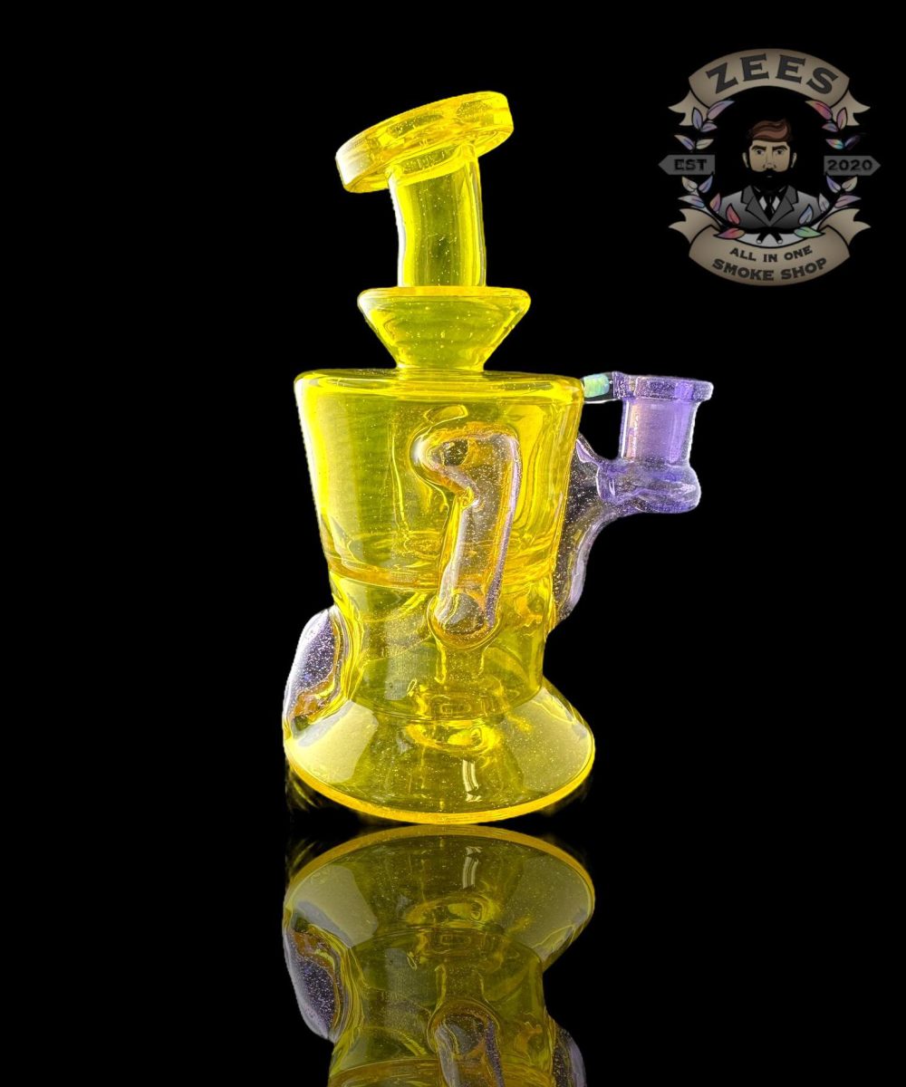 ROWDY GLASS: FULL COLOR GILLCYCLER TERPS  X PURPLE LOLLIPOP