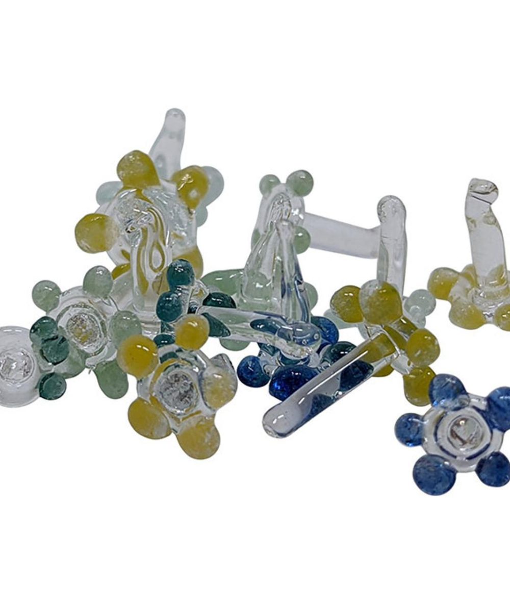 FLOWER GLASS HAND PIPE SCREEN