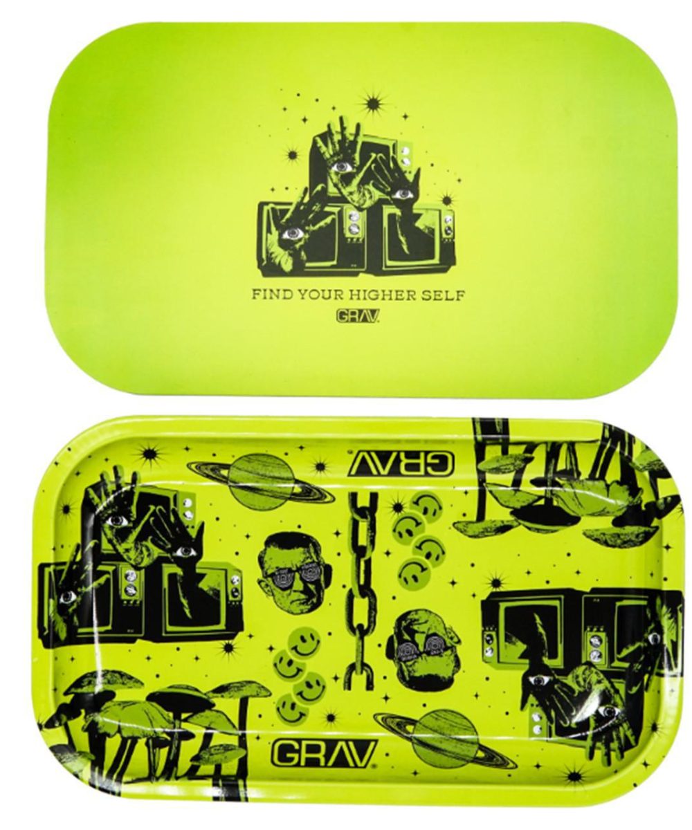 GRAV: 2023 METAL ROLLING TRAY WITH MAGNETIC LID