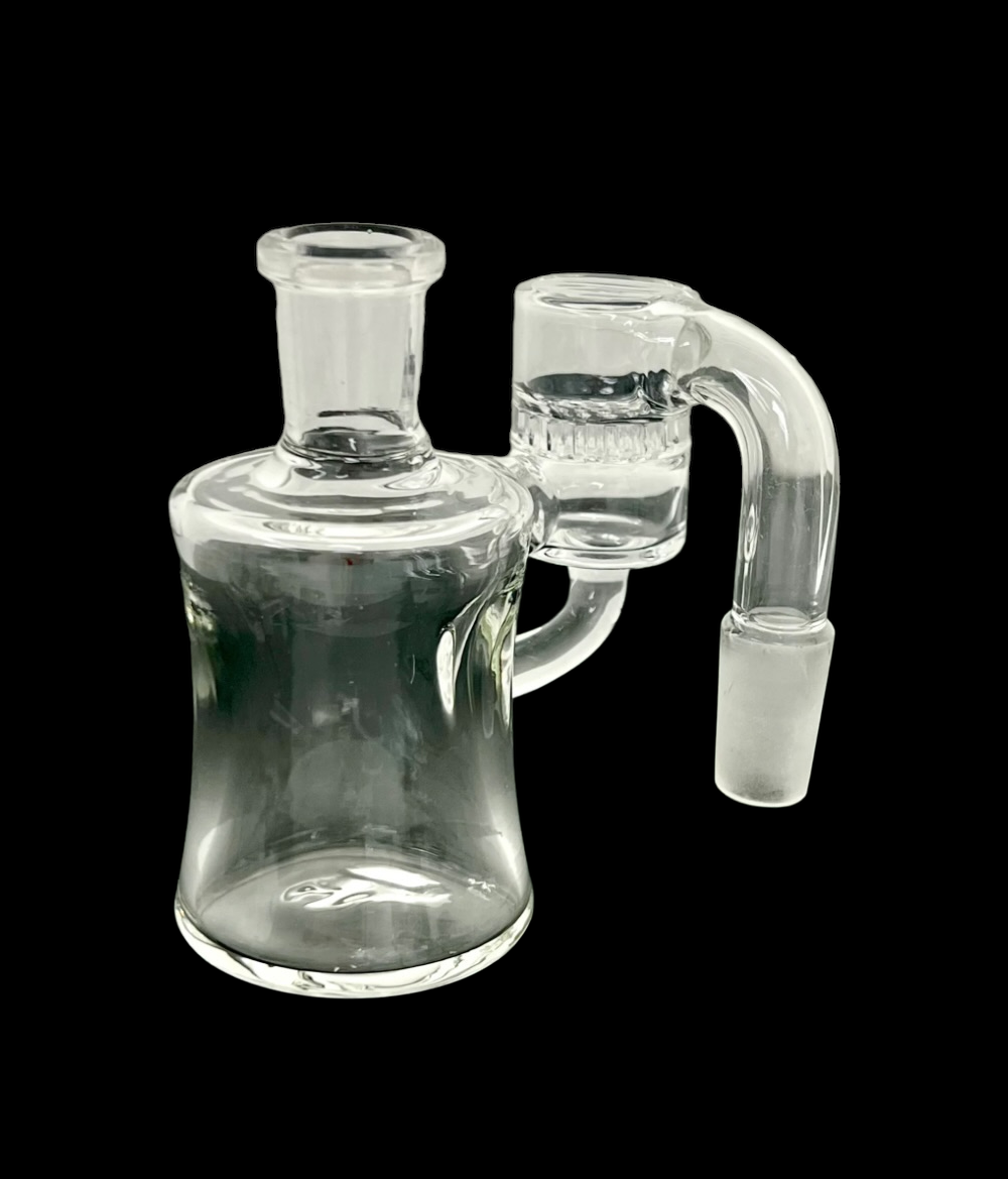 IRIDESCENT GLASS: 4" CLEAR DRY CATCHER