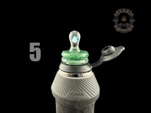 #5 GREEN CROPAL W/ WHITE OPAL