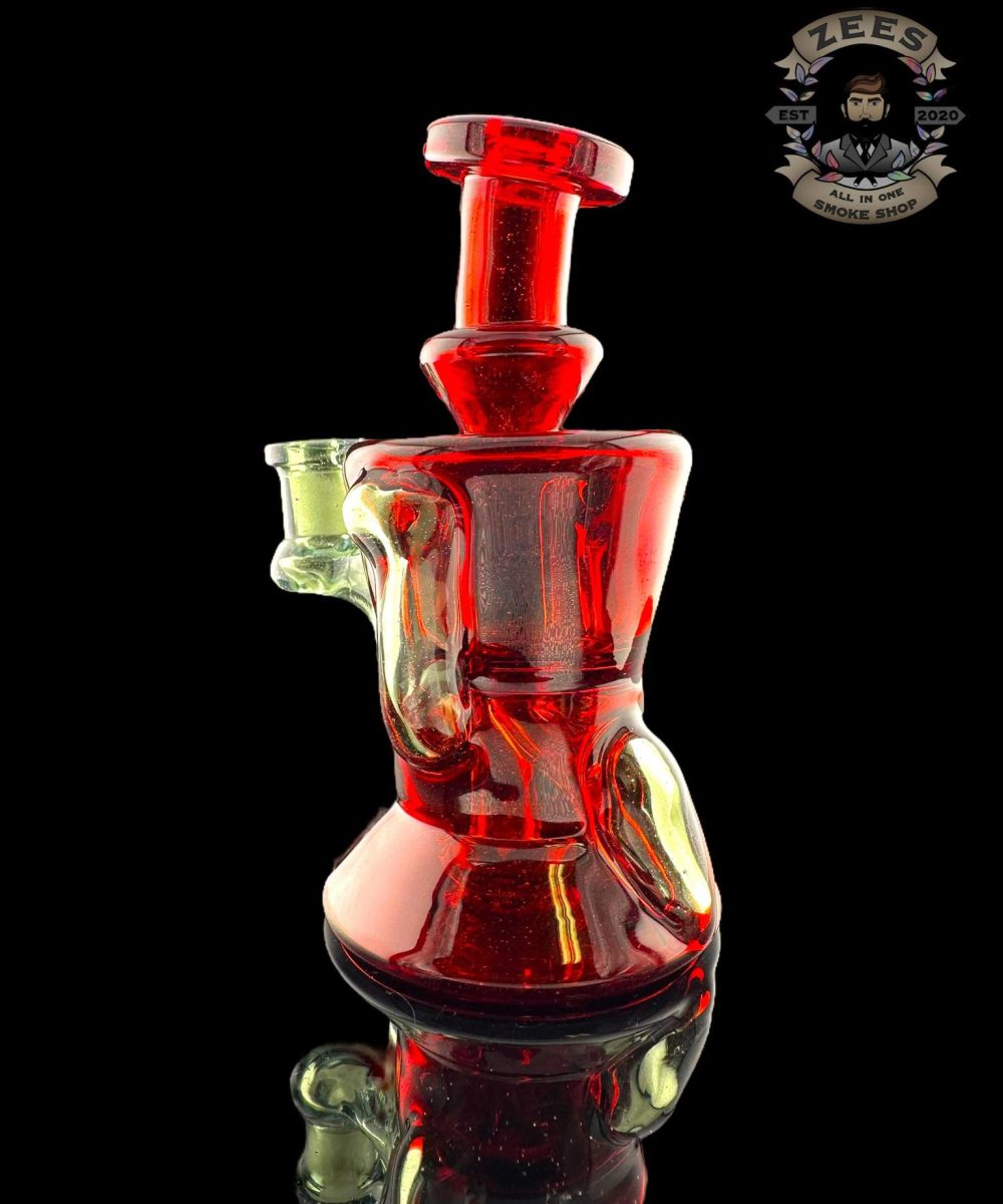 ROWDY GLASS: FULL COLOR GILLCYCLER RED POMP X SERUM (CFL)