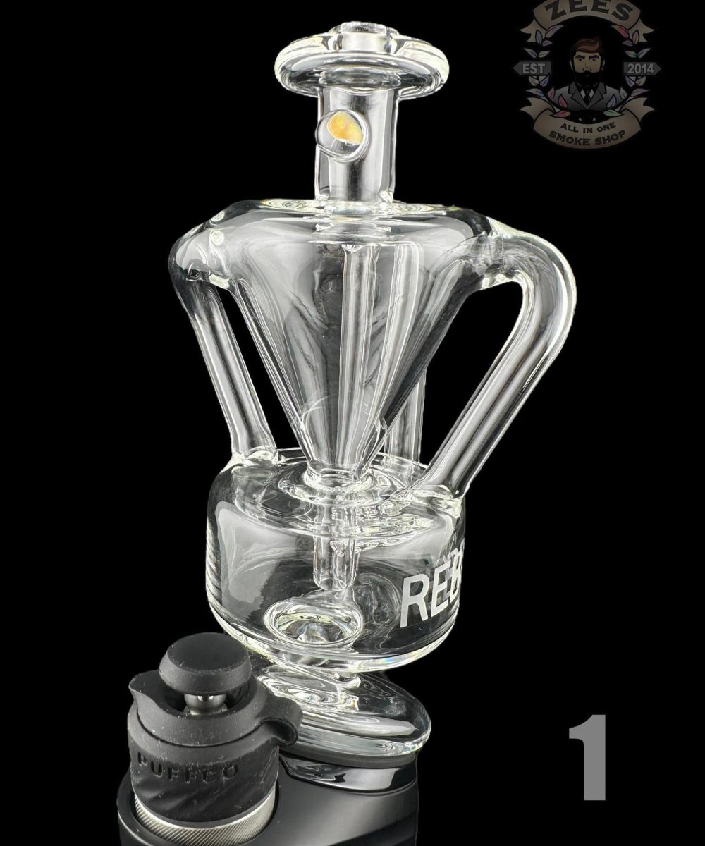 Alternative view of REBEL GLASS: CYCLONE RECYCLER PUFFCO PEAK ATTACHMENT