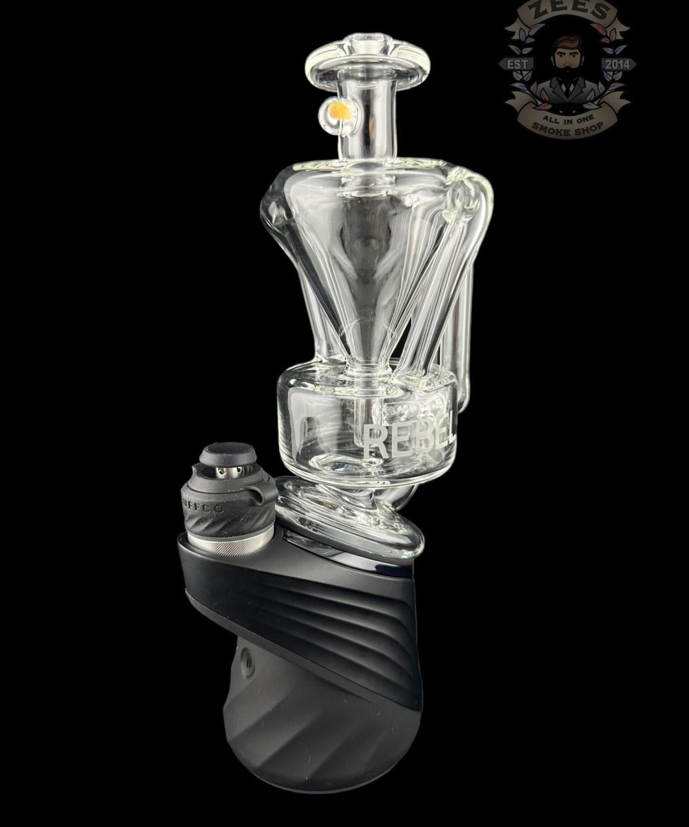 REBEL GLASS: CYCLONE RECYCLER PUFFCO PEAK ATTACHMENT