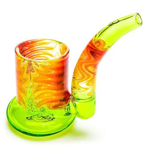 Alternative view of GREEN BEAR GLASS: WIG WAG SHERLOCK PUFFCO PROXY ATTACHMENT