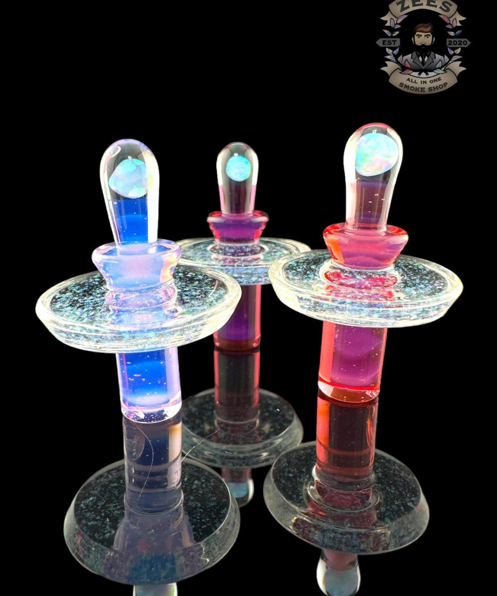 FORTUNATE GLASS: CROPAL ENCASED OPAL CONTROL TOWER CAP