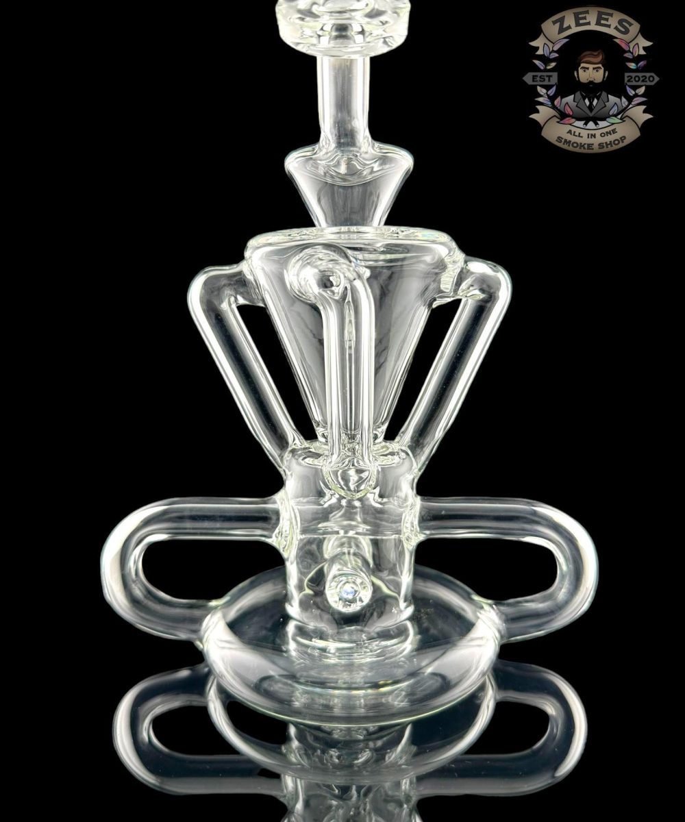 Alternative view of ROWDY GLASS: T-BONE 4:2 RECYCLER CLEAR #1