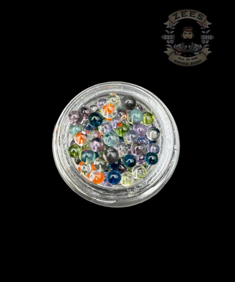 Alternative view of CAPTAIN TOKEZ GLASS: 4MM ASSORTED TERP PEARL 1PK