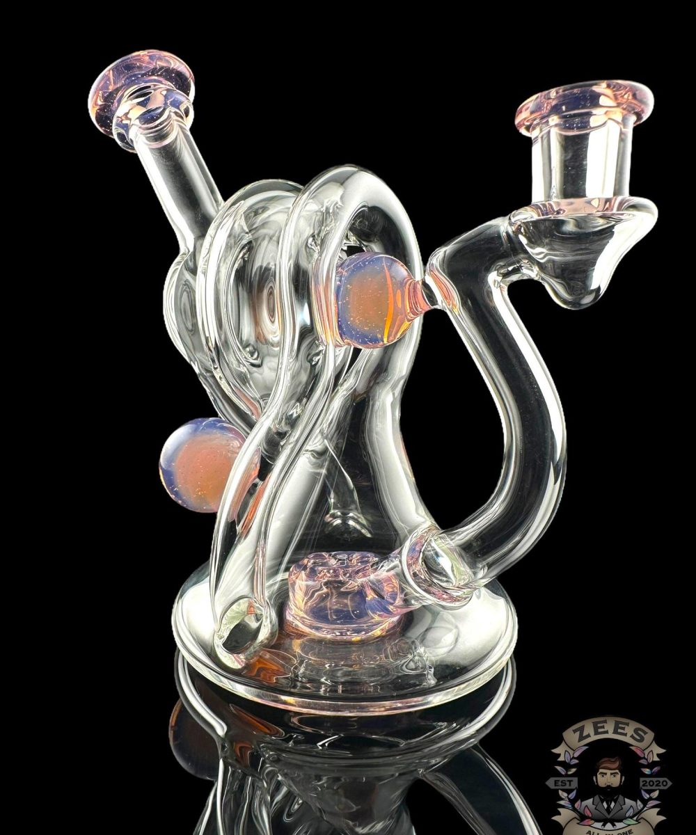 HUMADETHAT: COLOR ACCENTED INFINITY LOOP RECYCLER SHIFTY PEACH OPAL
