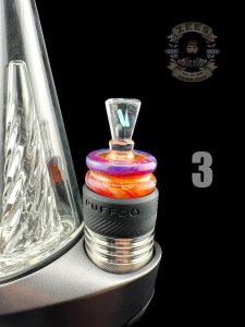 #3 AMBER PURPLE W/ FACETED OPAL