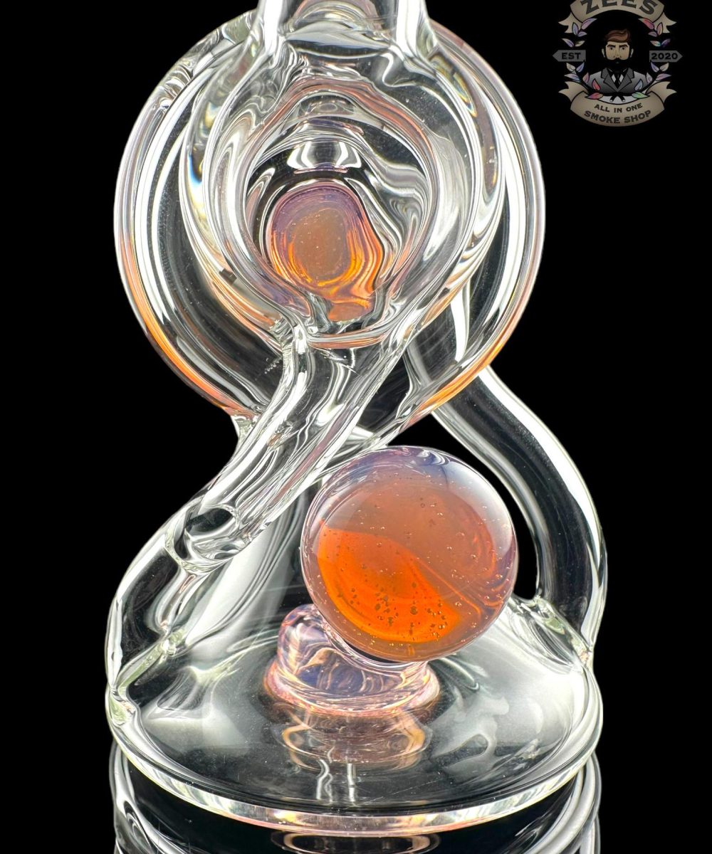 Alternative view of HUMADETHAT: COLOR ACCENTED INFINITY LOOP RECYCLER SHIFTY PEACH OPAL