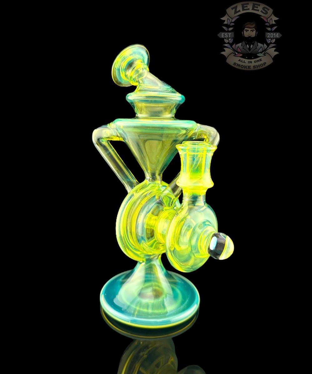 BABY GORILLA GLASS: DENSE YOSHI (CFL) REV-A DUAL UPTAKE RECYCLER