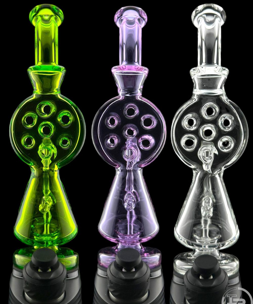 Alternative view of IRIDESCENT GLASS: SWISS PUFFCO PEAK ATTACHMENT