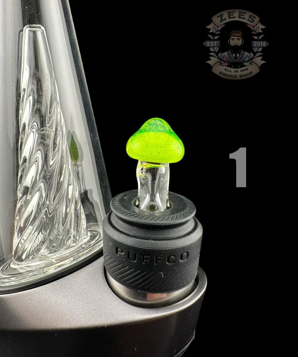 Alternative view of MIND BLOWING GLASS: SHROOM CAP PUFFCO PEAK PRO BALL CAP