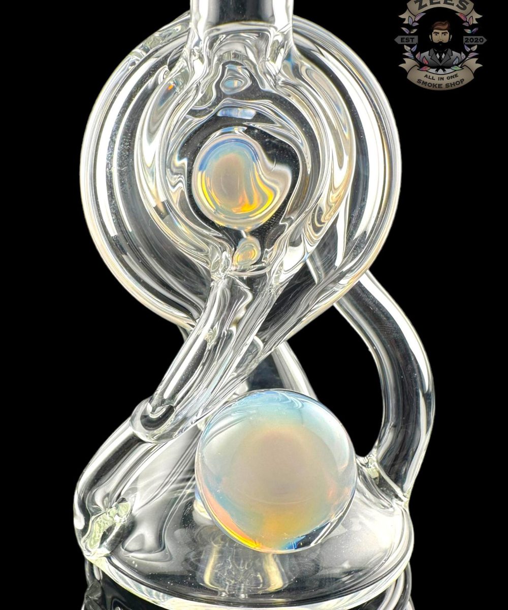 Alternative view of HUMADETHAT: COLOR ACCENTED INFINITY LOOP RECYCLER MOONSTONE