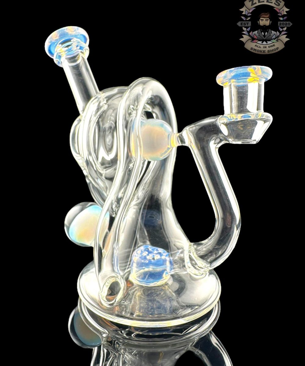 HUMADETHAT: COLOR ACCENTED INFINITY LOOP RECYCLER MOONSTONE