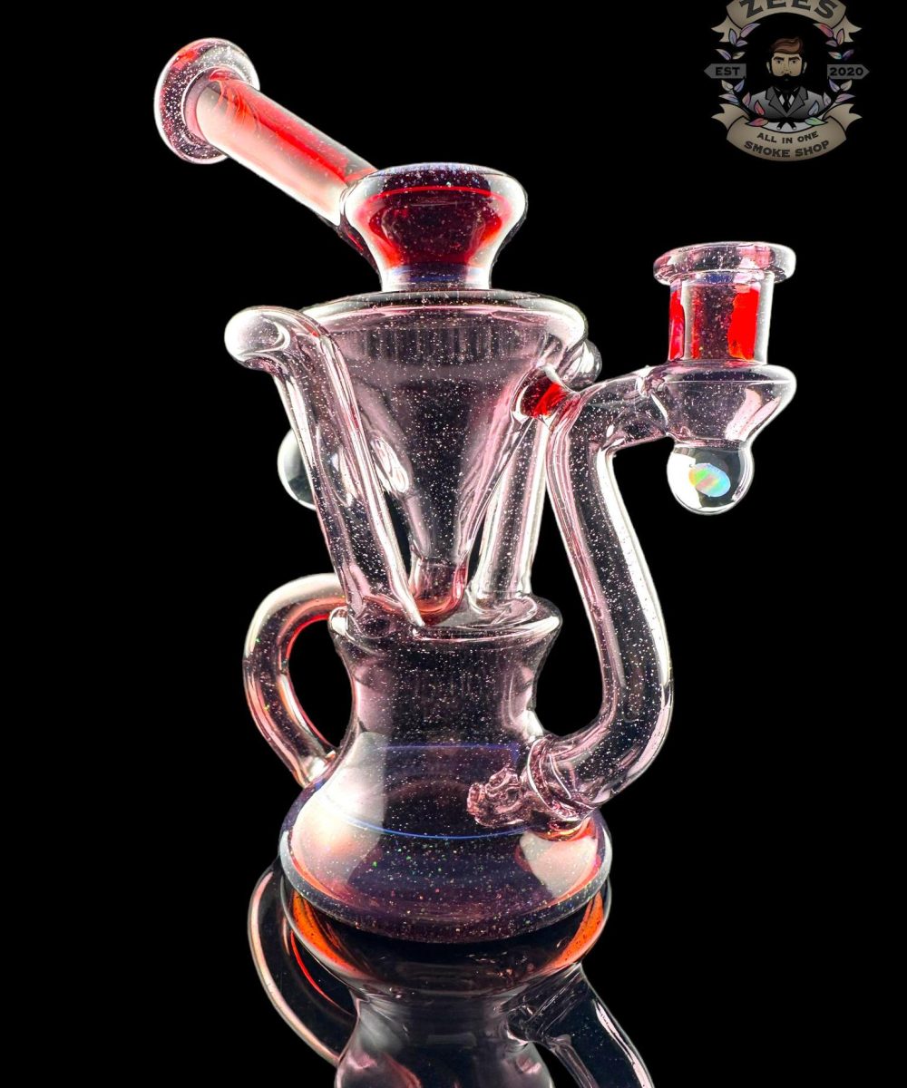 HUMADETHAT: FULL COLOR DUAL UPTAKE FLOATER RECYCLER RED POMP X PINK SLYME CROPAL