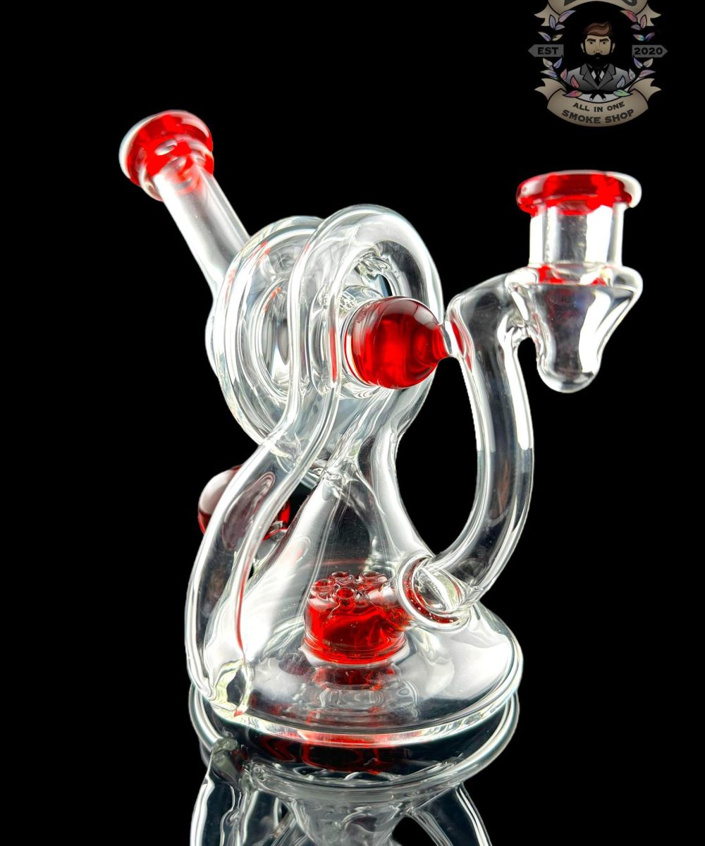 HUMADETHAT: COLOR ACCENTED INFINITY LOOP RECYCLER RED ELVIS