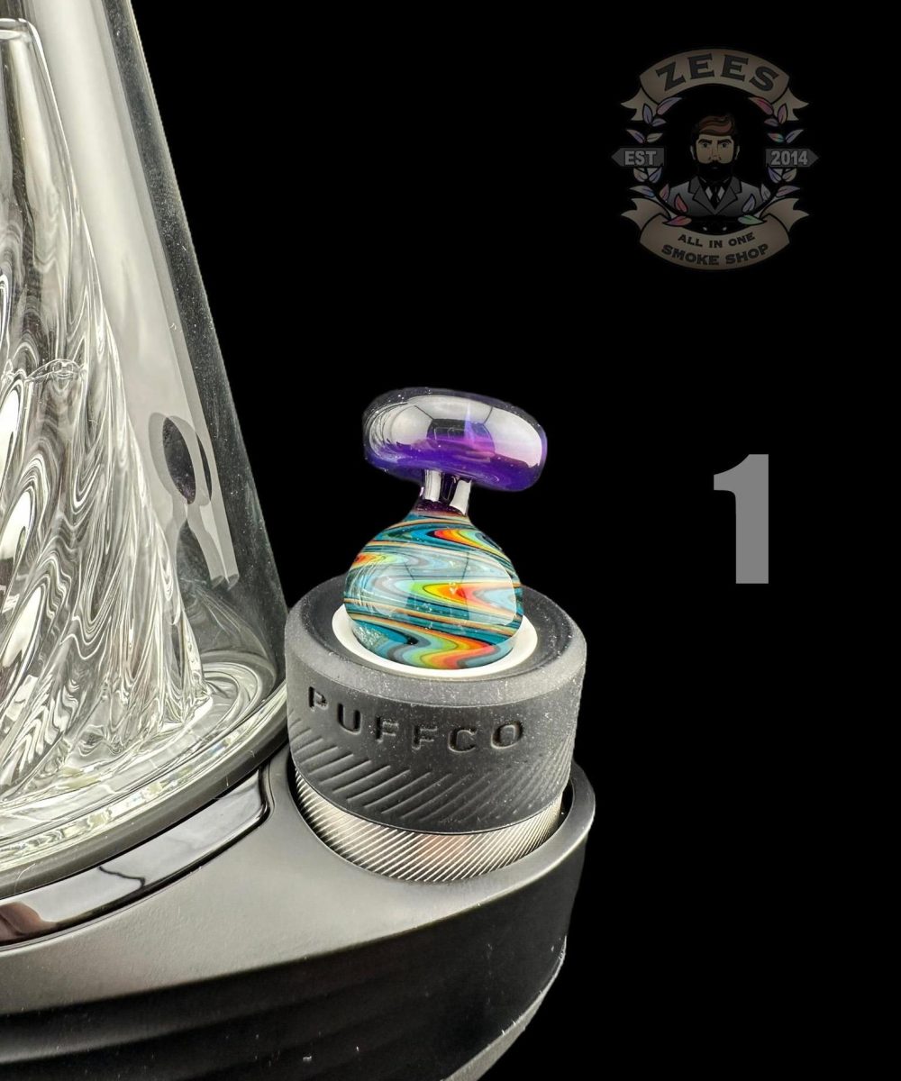 Alternative view of CHEVELLE GLASS: WIG WAG PUFFCO PEAK BUBBLE CAP