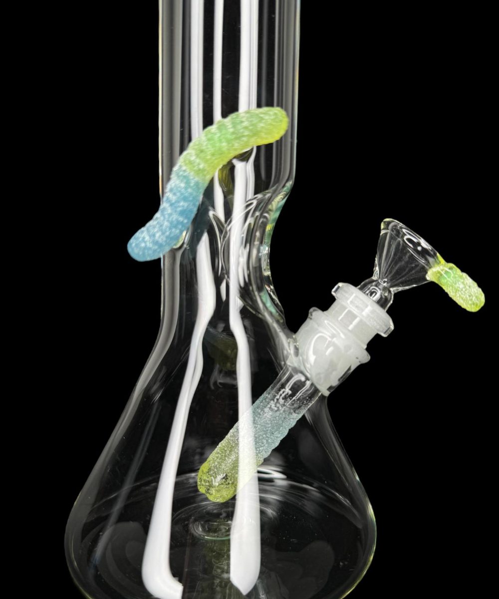 Alternative view of EMPERIAL GLASS: REALLY TEALLY/SLYME WORM BEAKER