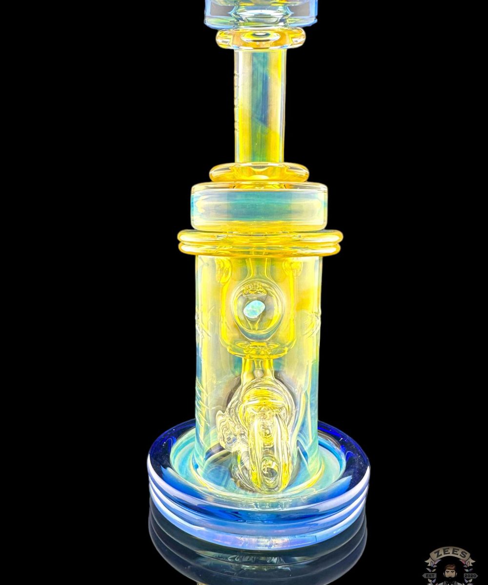 Alternative view of BRONX GLASS: SILVER FUMED X BLUE COBALT