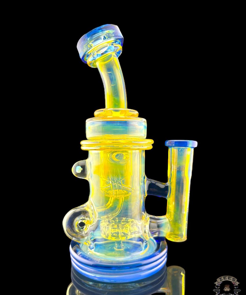 BRONX GLASS: SILVER FUMED X BLUE COBALT