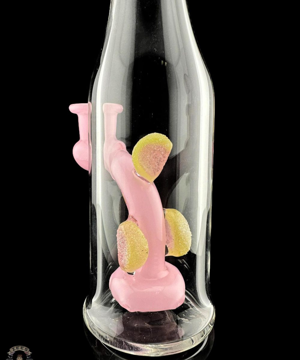 Alternative view of EMPERIAL GLASS: PINK AND SLYME WATERMELON #1 BOTTLE RIG