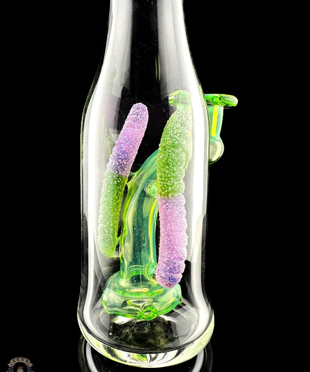 Alternative view of EMPERIAL GLASS: HATERADE AND PINK SLYME WORMS BOTTLE RIG